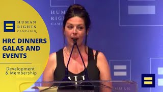 Heather Matarazzo Receives HRC Visibility Award [upl. by Napoleon]