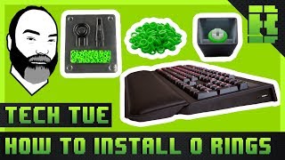 Mechanical Keyboard O Ring Installation Razer Blackwidow Chroma V2 Yellow Switch [upl. by Anirtak557]