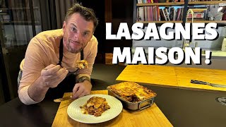 RECETTE DE NORBERT  LES LASAGNES MAISON DE A à Z [upl. by Ardnahs]