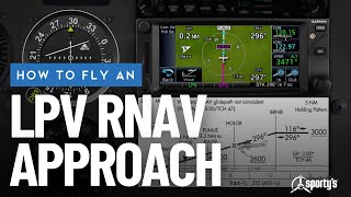 How to fly an LPV GPS approach Garmin GTN 650 [upl. by Aleece]