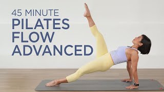 45 min Pilates Flow Advanced  Core Strength Exercises [upl. by Ehc]