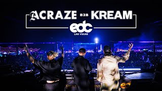 ACRAZE B2B KREAM  EDC Las Vegas Kinetic Field [upl. by Gombosi]