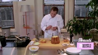 Easy Dessert Recipe  Apple Pandoro Bread Pudding Recipe  10 Minute Quick Italian Dessert Ideas [upl. by Nattirb]