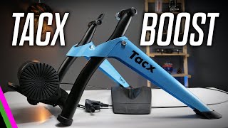 Tacx BOOST Bike Trainer Review  Setup How it Rides Sound Check and Zwift [upl. by Dory]