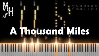 Vanessa Carlton  A Thousand Miles  Piano Cover  Sheets  MIDI  Magic Hands [upl. by Kimberley]