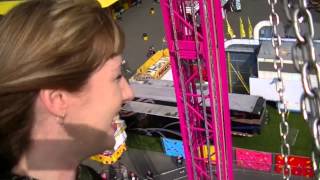 Marina and Eric on Vertigo swing ride at the Puyallup Fair Sept 2013 [upl. by Monique]