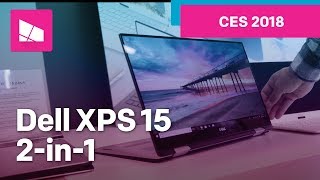 Dell XPS 15 2in1 9575 handson from CES 2018 [upl. by Hunfredo]