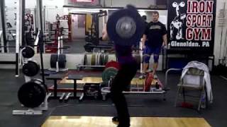 Jalaine Ulsh 71kg clean and squat jerk [upl. by Renba]