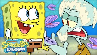 SpongeBob and Patrick Send Messages with Clams  quotSquidBirdquot Full Scene  SpongeBob [upl. by Vogele692]