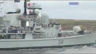 Falklands Hand Over 120510 [upl. by Yrennalf]