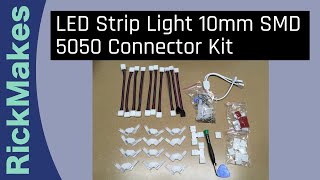 LED Strip Light 10mm SMD 5050 Connector Kit [upl. by Odracer136]