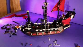 LEGO Queen Annes Revenge SPEEDBUILD [upl. by Wilsey428]