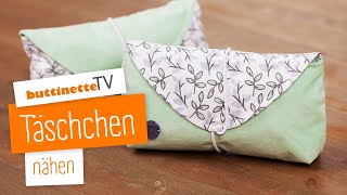 Täschchen nähen  Nähset  buttinette TV DIY [upl. by Gnoy38]