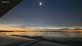 A look the total solar eclipse from Burlington VT [upl. by Aramad186]