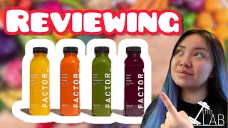 IT TASTES LIKE WHAT  Factor Juice Review [upl. by Neitsirk]