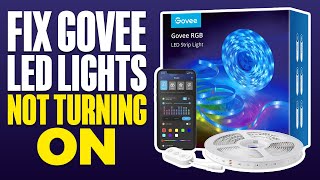 How To Fix GOVEE Led Lights Not Turning On [upl. by Ashelman]