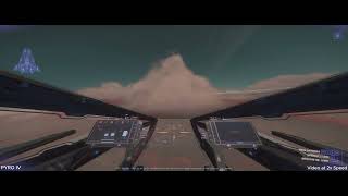 StarCitizen 40  PYRO IV New Cloud Tech Flyby [upl. by Nguyen226]