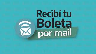 ▶️ Recibí tu Boleta por Mail y pagá menos [upl. by Heilner]