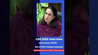 Mock Interview  CSS exam preparation from CSPs Academy Islamabad csspreparation [upl. by Lesna]