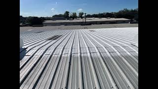 Metal Roof Restoration Insulating Ceramic Elastomeric Roof Coating System roofrestoration [upl. by Norma]