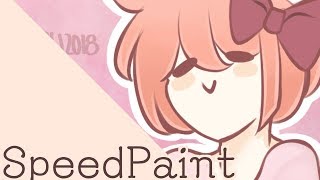 quotHang In Therequot Sayori  DDLC Speedpaint [upl. by Livy]