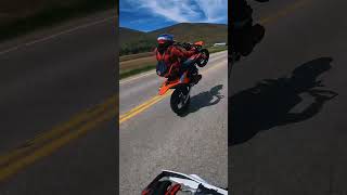 WHEELIE 690 KTM SMCR MODED and TUNED💀💀701supermoto bike nature edit reelsinstagram short [upl. by Cass416]