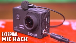 HOW INSTALL EXTERNAL MIC IN ACTION CAM  DIY STEP BY STEP GUIDE 2019 [upl. by Hellah]