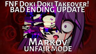 Markov Unfair Mode DDTO Bad Ending Update  FNF Mod  Handcam [upl. by Adniles727]