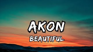 Akon  Beautiful Official Lyric Video  Stunning HD Quality2024 [upl. by Deane]