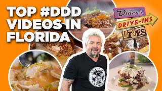 Top 5 DDD Videos in Florida with Guy Fieri  Diners DriveIns and Dives  Food Network [upl. by Mitzi]