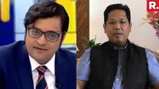 Conrad Sangma Speaks To Arnab Goswami  North East Elections 2018 [upl. by Eiramalegna534]