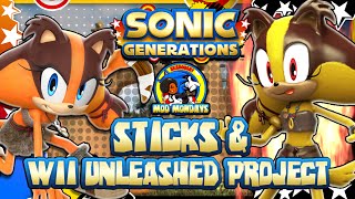 Sonic Generations PC  1080p 60FPS Sticks amp Wii Unleashed Project [upl. by Ztirf500]