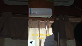 How to wash ac air filter  Haier AC air filter wash  Ac service [upl. by Anaic]