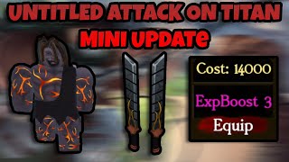 NEW MINI UPDATE  UNTITLED ATTACK ON TITAN [upl. by Atile]