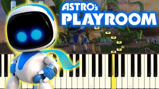 Astros Playroom Main Theme Piano Tutorial [upl. by Umont368]