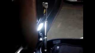 Install Gas Spring to AutoOpen a Piaggio MP3 Scooter Seat [upl. by Baler224]