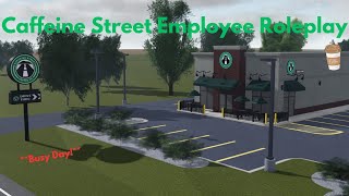 Greenville Wisconsin Roblox  Caffeine Street Employee Roleplay [upl. by Yrret]