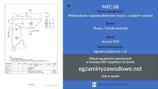 Egzamin zawodowy praktyczny z 01 MEC08 styczeń 2022 [upl. by Ardeid794]