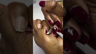 ASMR gel polish remover nails asmrsounds asmr gelnails aesthetic cherrymochanails fypシ゚viral [upl. by Yodlem697]