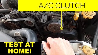 How to QUICKLY Test AC Clutch At Home [upl. by Alison930]