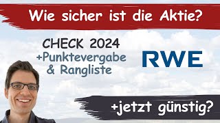 RWE Aktienanalyse 2024 Wie sicher ist die Aktie günstig bewertet [upl. by Grantley]