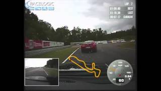 SLK 55 AMG Black Series vs GT3 and GTR [upl. by Llechtim981]