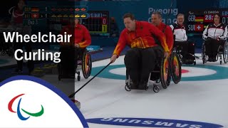 Germany v Switzerland  Round Robin  Wheelchair curling  PyeongChang2018 Paralympic Winter Games [upl. by Aniloj]