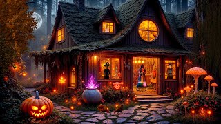 Witchs House in the Autumn Forest Ambience  Nature Sounds amp Spooky ASMR for Relaxation amp Sleep [upl. by Nyar]