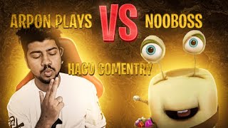 Arpon Plays YT vs NOOBOSS Comentry  Epic Squad Fight  PUBG Mobile [upl. by Amitie]