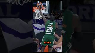 Panathinaikos’s Kendrick Nunn vs Edy Tavares [upl. by Noiz990]