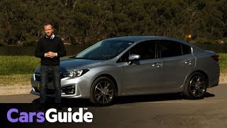 Subaru Impreza 20iPremium sedan 2017 review road test video [upl. by Onder]