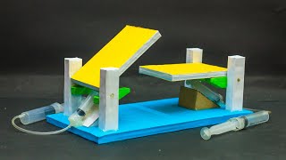 School Science Projects  Hydraulic Bridge [upl. by Dilks]