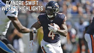 DAndre Swift Week 5 Highlights vs Panthers🔥 Panthers vs Bears [upl. by Eirot]