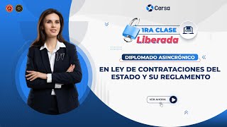 🎁1° CLASE LIBERADA 🎁💻 DIPLOMADO EN LEY DE CONTRATACIONES DEL ESTADO Y SU REGLAMENTO [upl. by Ayn]